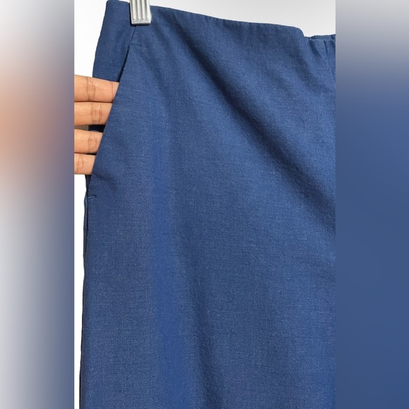 Ann Taylor pants women’s wide-leg color blue size 12 - Picture 2 of 7